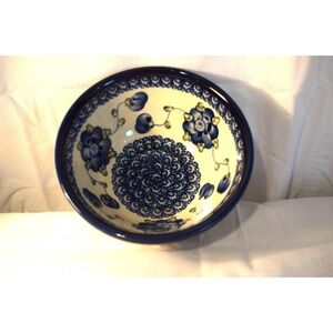 Vintage Poppy bowl handmade in Poland